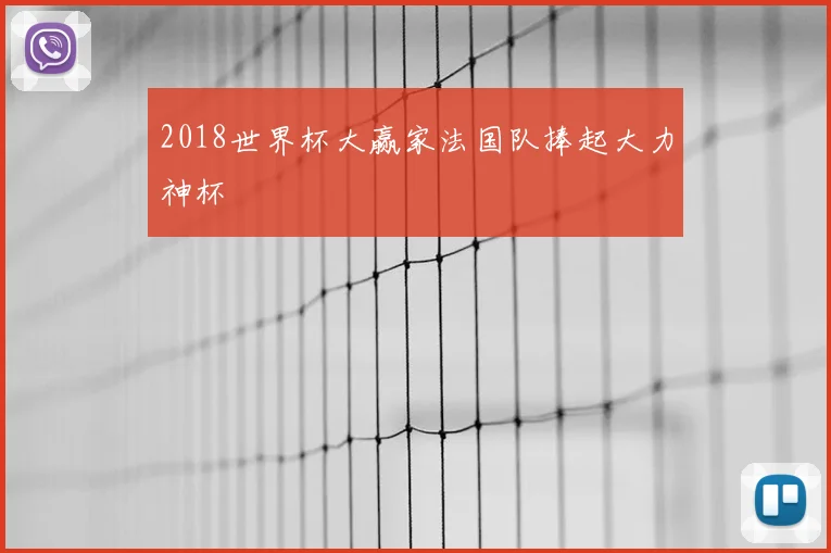 2018世界杯大赢家法国队捧起大力神杯